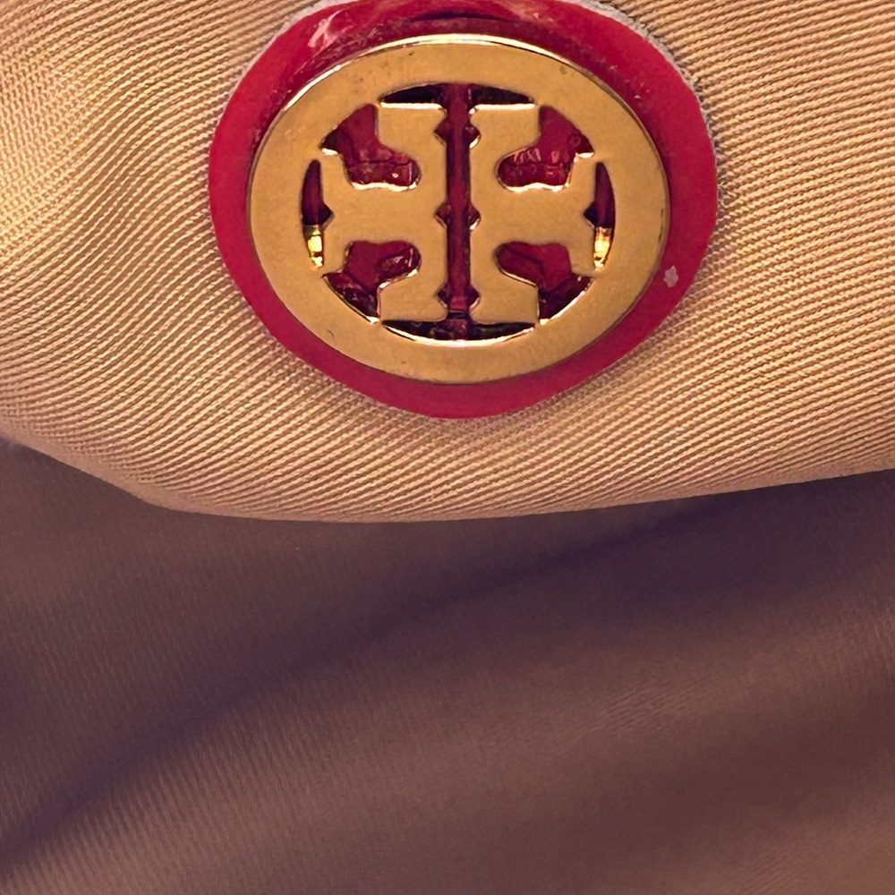 Tory Burch Vibrant Pink and Orange Crossbody Bag 8” x 6” x 5” - Picture 10 of 13